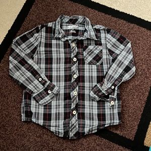Arizona Jean Co. - Boys Long Sleeve Button Down - Size 4T